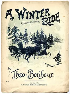 Music cover, A Winter Ride, by Theo Bonheur