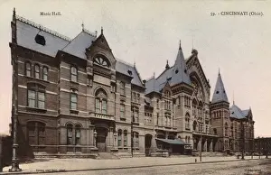 Music Hall building, Cincinnati, Ohio, USA
