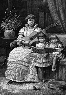 Practicing Prints: Music at home - Childrens Christmas Carol