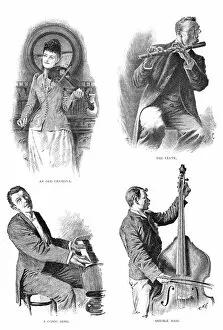 Images Dated 26th July 2011: Music at home - sketches from life of amateur musicians, 189
