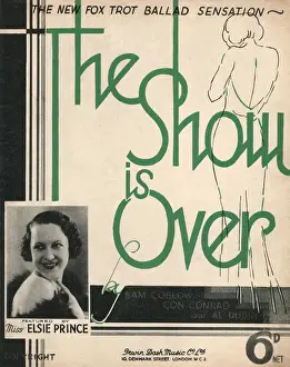 The show is over - Music Sheet Cover