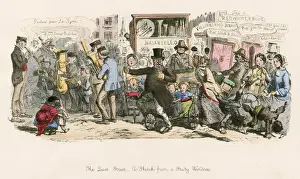 Menace Prints: Music in Street 1856
