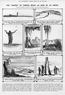 Images Dated 25th August 2017: Music visualised by Pamela Colman Smith