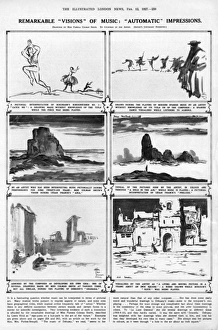 Images Dated 25th August 2017: Music visualised by Pamela Colman Smith