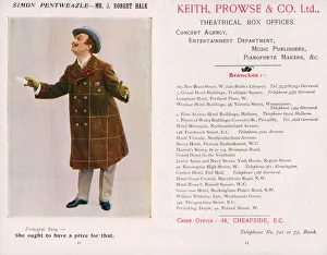 Images Dated 26th April 2021: Musical comedy, The Medal and the Maid, song, She ought to have a prize for that
