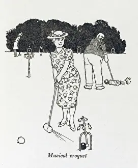 Hoops Prints: Musical Croquet / W H Robinson