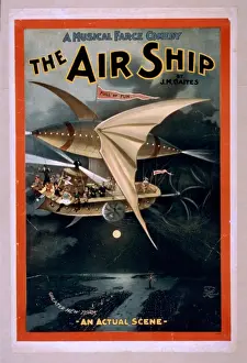 A musical farce comedy, The air ship by JM Gaites