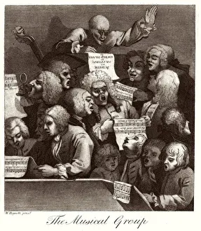 The Musical group by Hogarth
