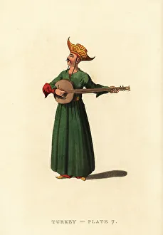 Regency Era Prints: Musician belonging to the Grand Signior