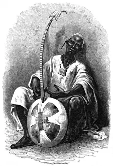 A musician of Senegal, West Africa