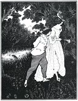 Images Dated 25th January 2011: The Three Musicians by Aubrey Beardsley