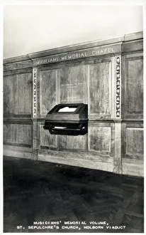 Images Dated 12th February 2021: Musicians Memorial Chapel, St. Sepulchres Church