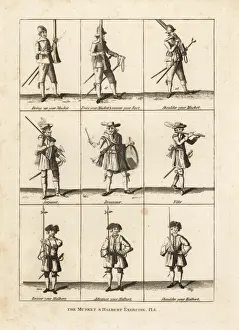 Respecting Prints: Musket and halberd exercises
