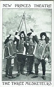 Musketeers Prints: The Three Musketeers by Arthur Shirley and Ben Landeck