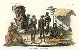 Beggar Prints: Muslim fakir or faqir holy men in India