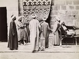 Muslim men going to prayers, Cairo, Egypt