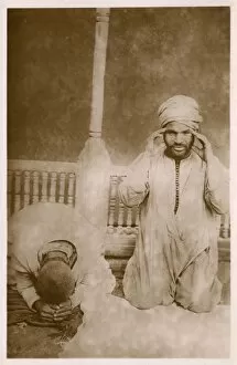 Worshipping Collection: Muslims in Egypt at Prayer