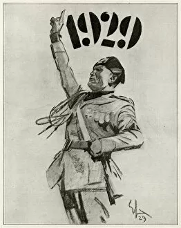 Raised Gallery: Mussolini / 1929 Poster