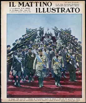 Received Prints: MUSSOLINI AT GENOVA