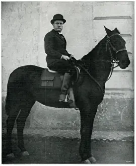 Benito Prints: MUSSOLINI / ON HORSE