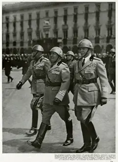 Benito Prints: Mussolini / On Parade 1940