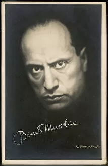 Eyes Collection: MUSSOLINI / POSTCARD
