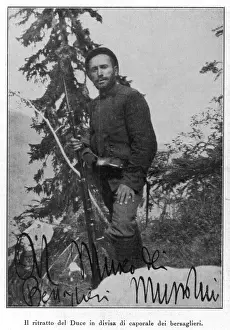 Heroically Prints: MUSSOLINI IN WW1
