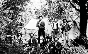Clearing Prints: Musterers, New Zealand, early 1900s