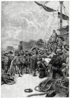 Christopher Prints: The mutiny on board Columbuss ship