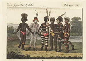 West Coast Prints: Muwekma Ohlone dancers at Mission San Jose, California
