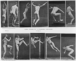 Muybridge Prints: Muybridge - High Jump