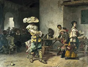 Guest House Prints: MUяZ i DEGRAIN, Antoni (1841-1924). Boastful