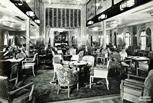 Britannic Prints: MV Britannic, Main Lounge