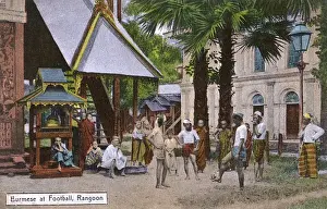 Myanmar - Boys playing football - Yangon (Rangoon)