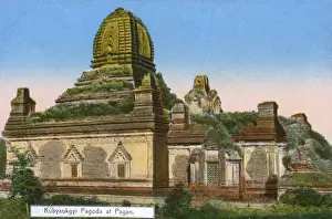Bagan Prints: Myanmar (Burma) - Gubyaukgyi Pagoda at Bagan