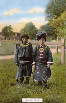 Territory Prints: Myanmar - Girls from Kachin State