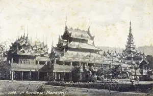 Shwe Prints: Myanmar - Mandalay - Shwe Inbin Monastery