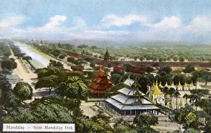 Moat Prints: Myanmar - Mandalay - View from Mandalay Hill