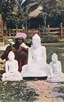 Myanmar - A Marble Buddha Factory