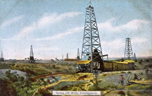 Burmese Collection: Myanmar - Oil Fields at Yenangyaung