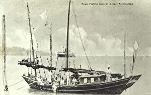 Images Dated 3rd May 2011: Myanmar - Pearl Fishing Boat at Mergui