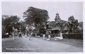 Rangoon Prints: Myanmar - Yangon - Boundary Road