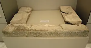 Mycenae Prints: Mycenaean art. 14th century B. C. Greece. Stone podium where
