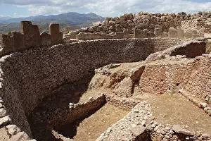 Graves Prints: Mycenaean civilization. Mycenae. Royal Tombs. Argolis. Pelop