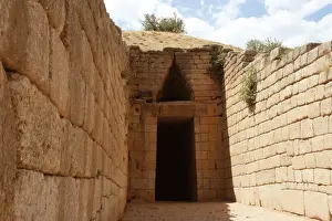Mycenaean civilization. Mycenae. Treasury of Atreus or Tomb