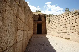 Mycenaean civilization. Mycenae. Treasury of Atreus or Tomb