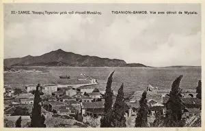 Straits Prints: Mykali Straits, Island of Samos, Greece