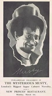 Mysterious Gallery: The Mysterious Musty, cabaret novelty act