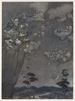 Squaw Prints: Myth / Old Squaw / Moon / Star