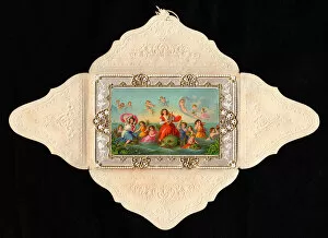 Mythological scene on a greetings card